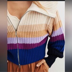 AERIE OVERSIZED ZIP UP CARDIGAN NEW WITH TAGS